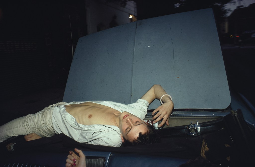 Nan Goldin, French Chris on the convertible, New York City 1979